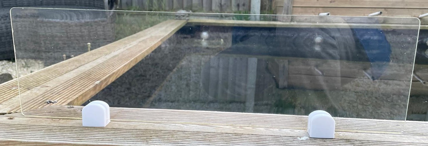 Fish Pond Anti-Jump Guards Acrylic surround