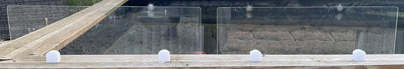 Fish Pond Anti-Jump Guards Acrylic surround